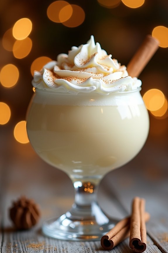 non alcoholic holiday eggnog punch