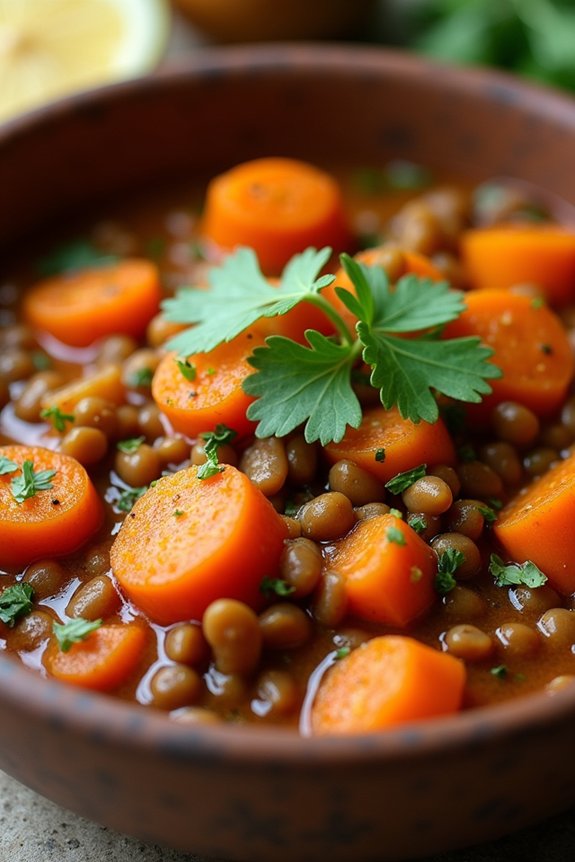 north african lentil stew
