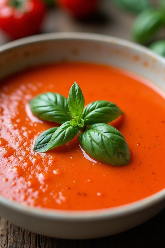 nourishing red pepper soup