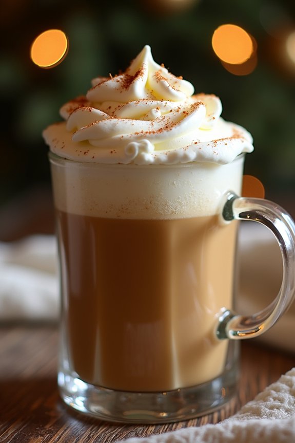 nutmeg infused holiday coffee delight