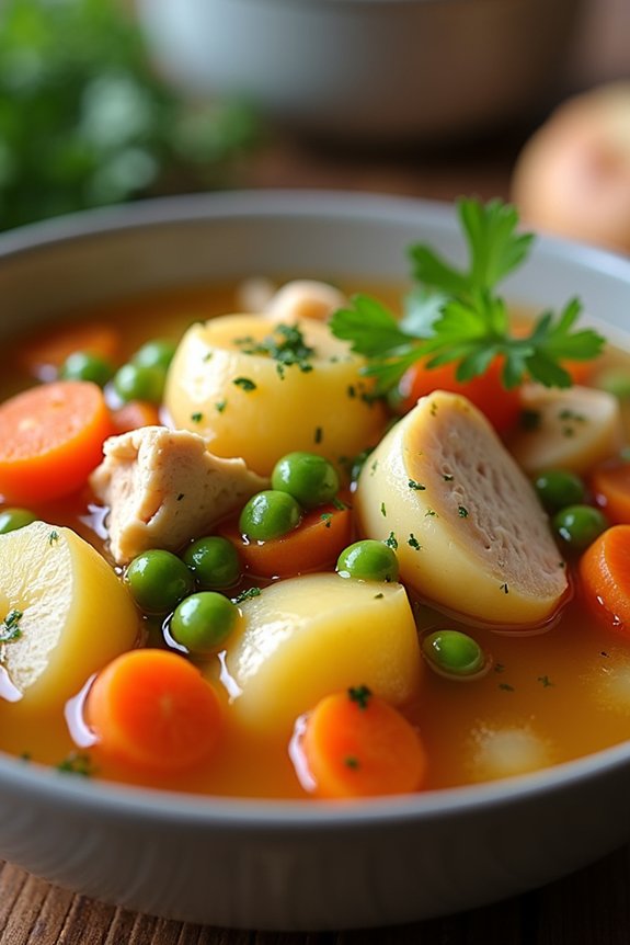 nutritious chicken vegetable soup