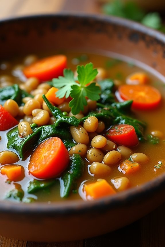 nutritious lentil vegetable stew