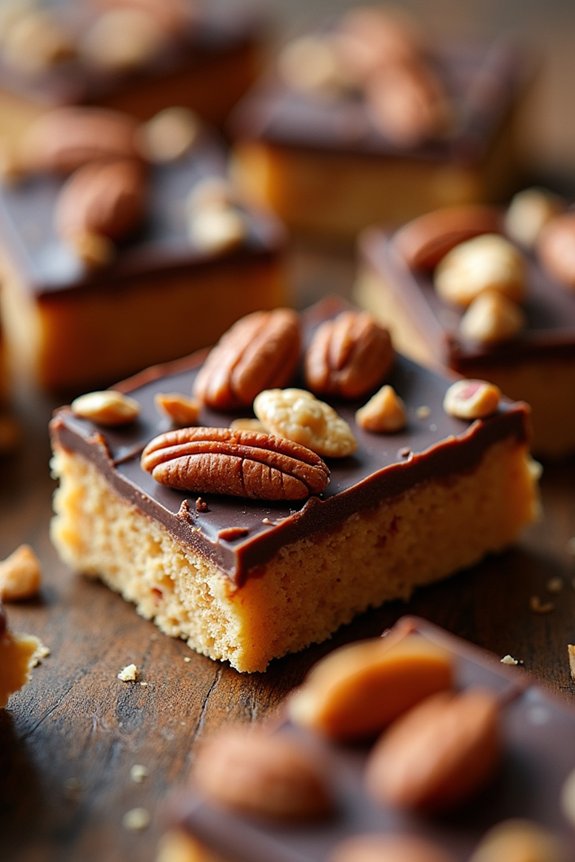 nutty toffee bars recipe
