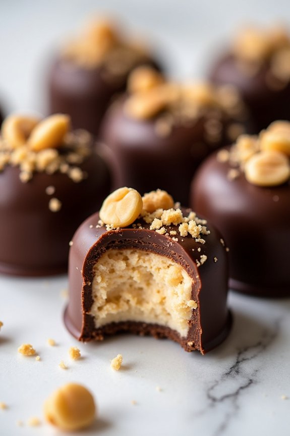 peanut butter cheesecake bites