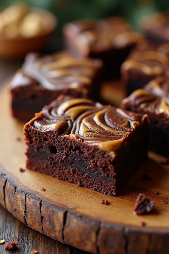 peanut butter fudge brownies