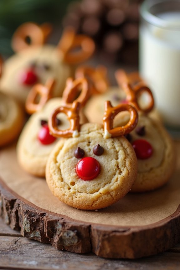 peanut butter reindeer cookies