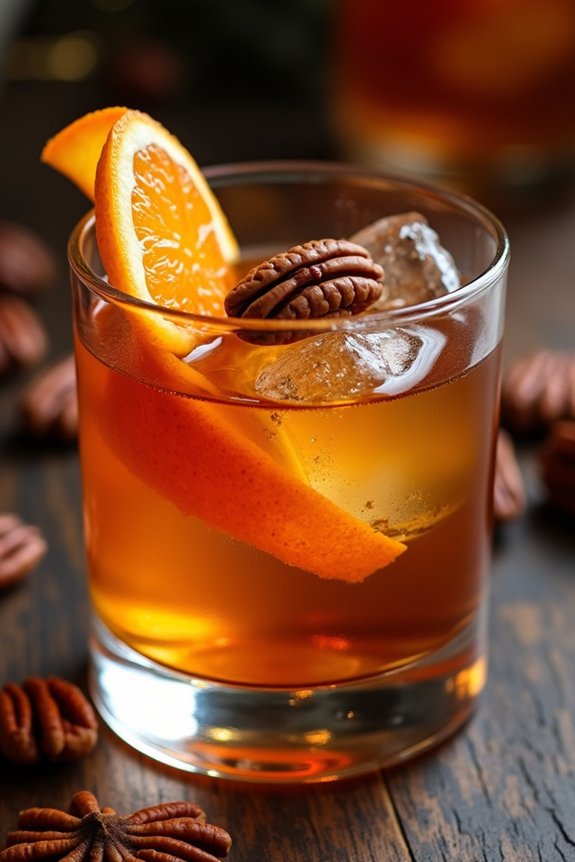 pecan infused holiday cocktail recipe