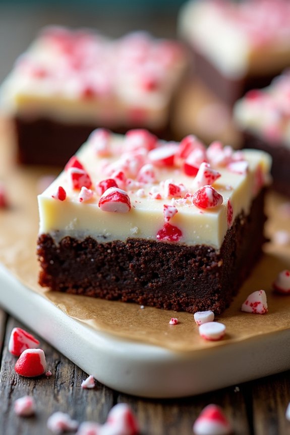 peppermint chocolate brownie delight