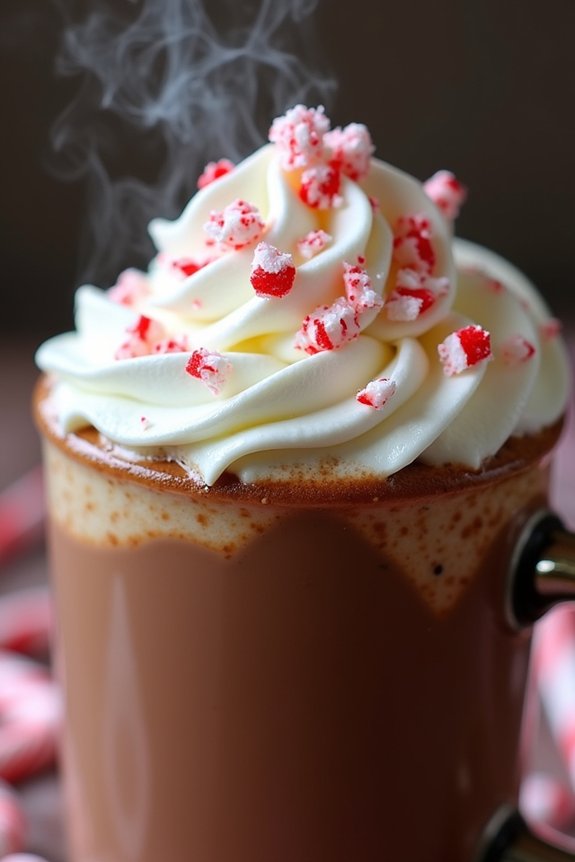 peppermint hot chocolate delight