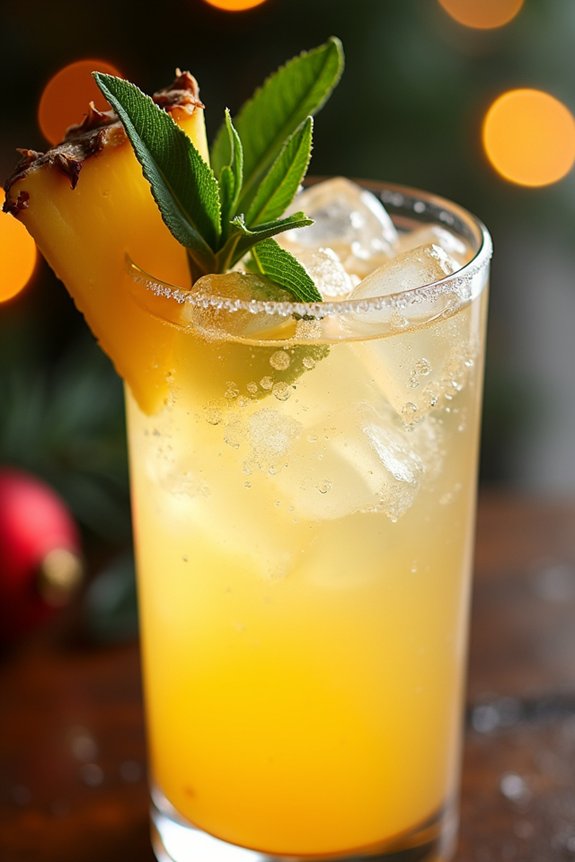 pineapple sage cocktail recipe