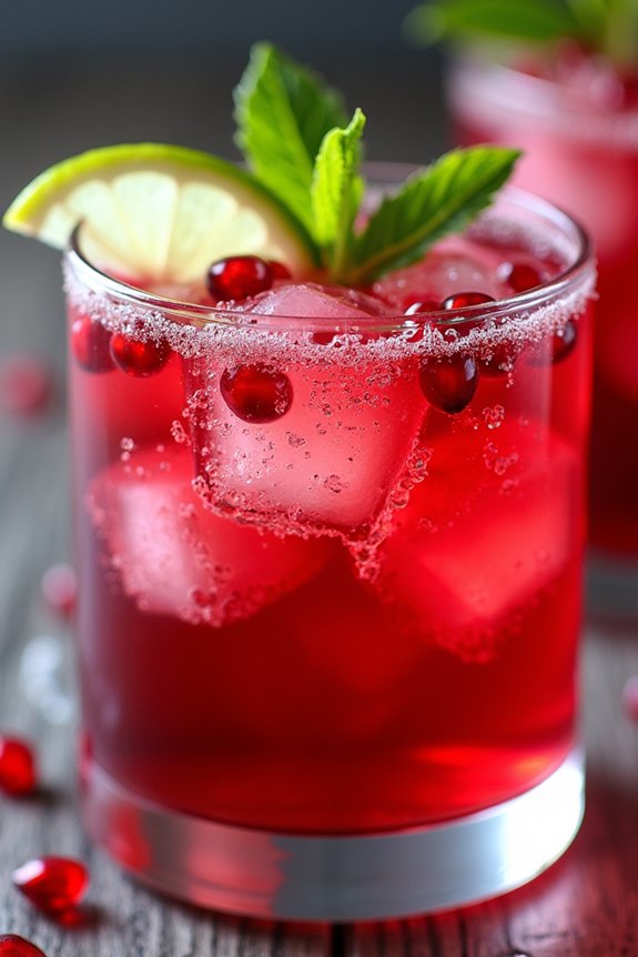 pomegranate vodka spritzer recipe