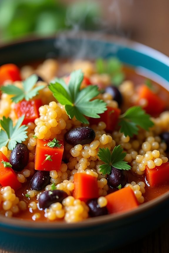protein packed quinoa stew