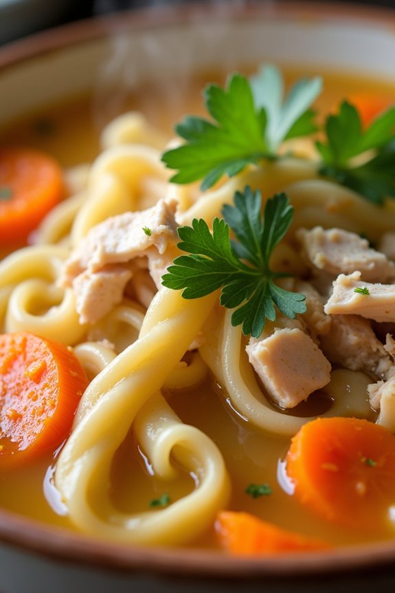 quick and comforting chicken soup