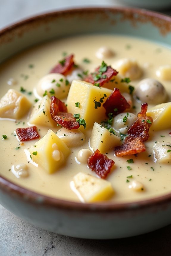quick and creamy chowder