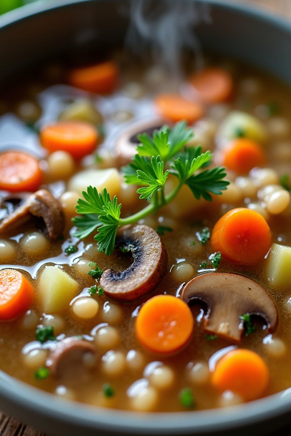 quick and easy mushroom soup