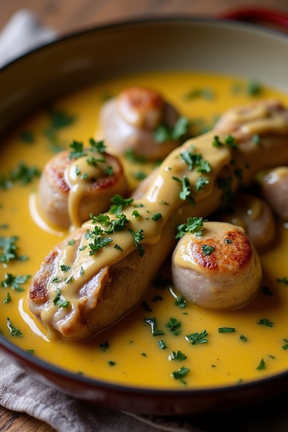 rabbit in mustard sauce