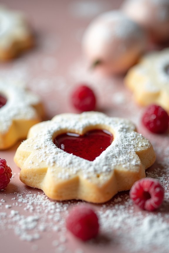 raspberry linzer cookies recipe