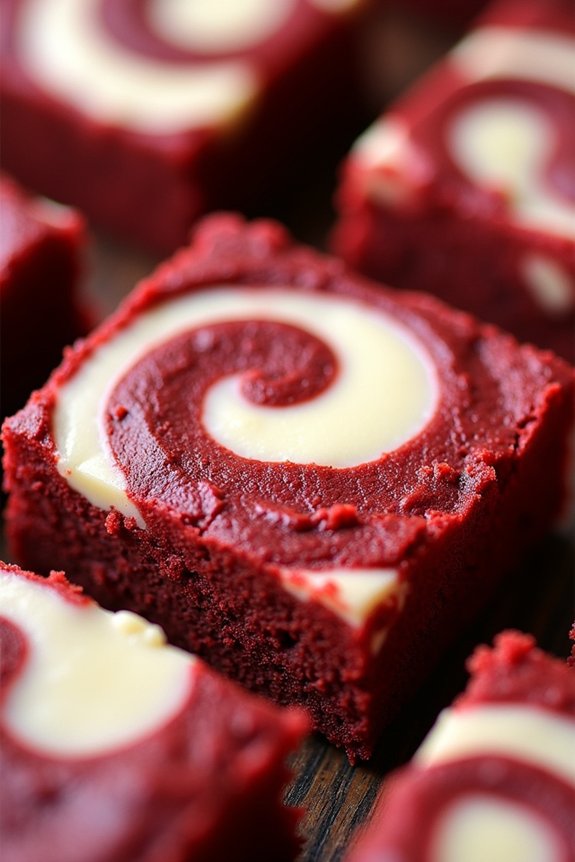 red velvet cream cheese brownies