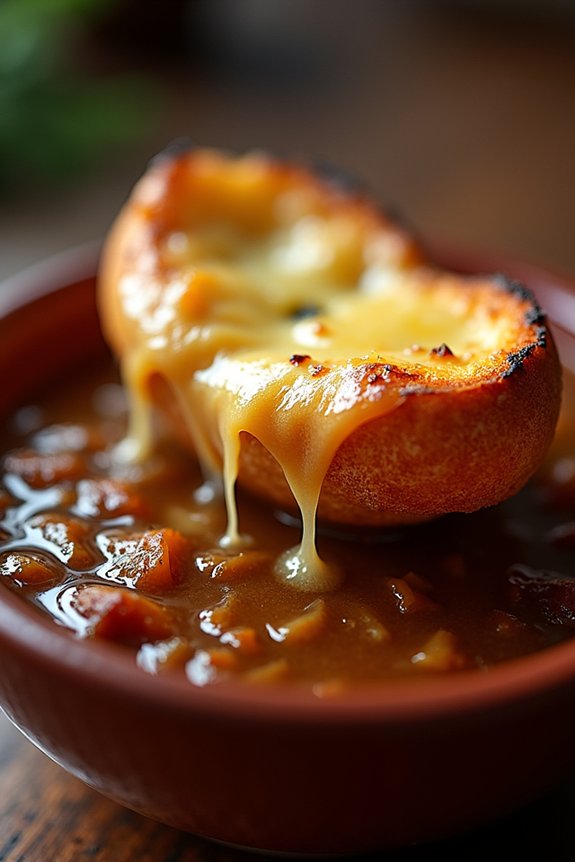 red wine enhances soup