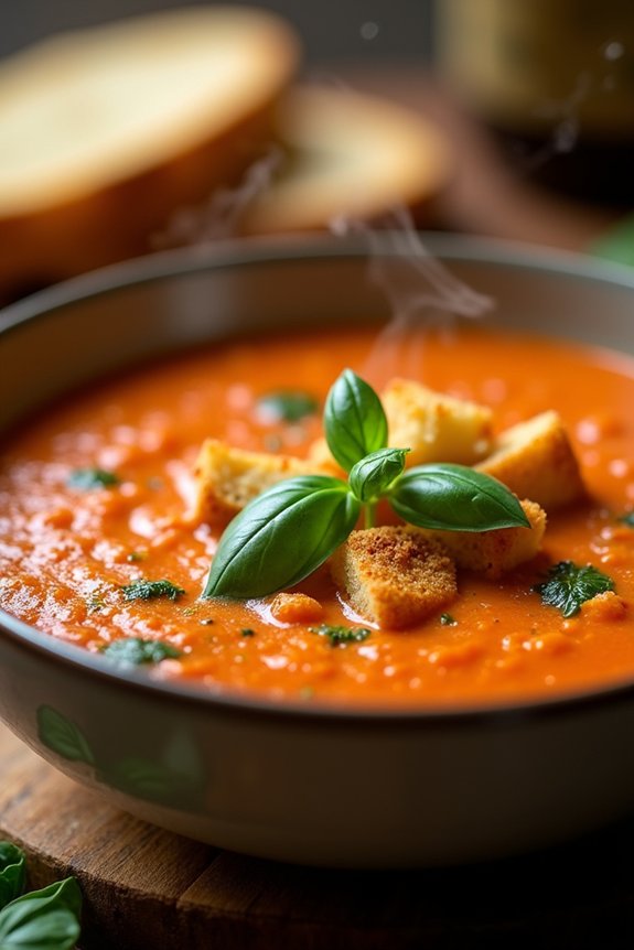 revamped creamy tomato soup
