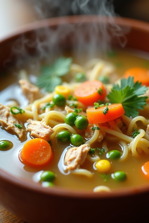 revitalized chicken noodle soup