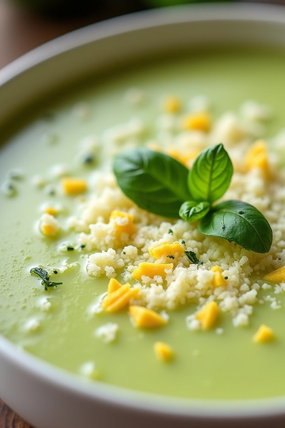 revitalizing lemon basil soup