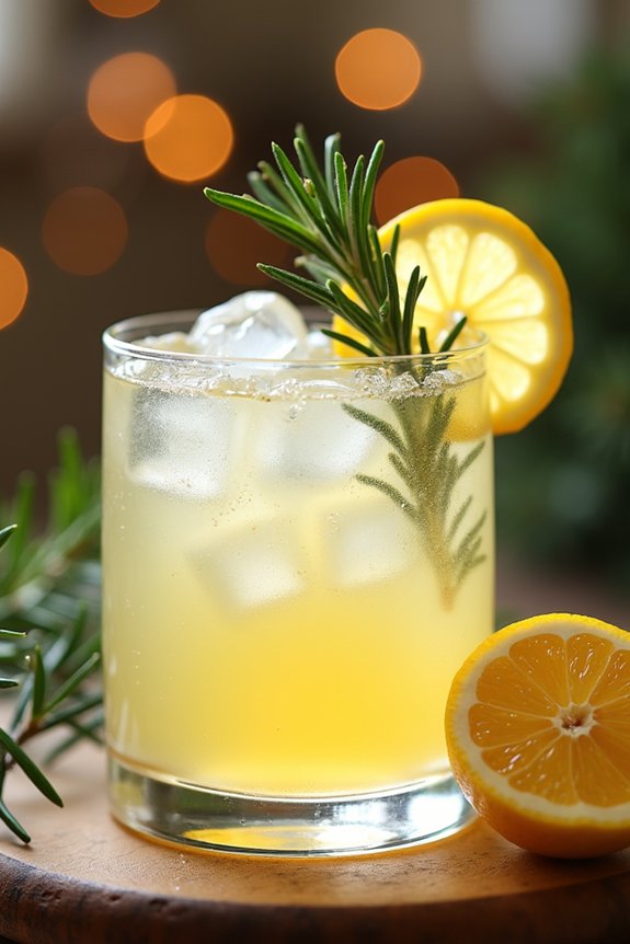 revitalizing rosemary lemonade cocktail