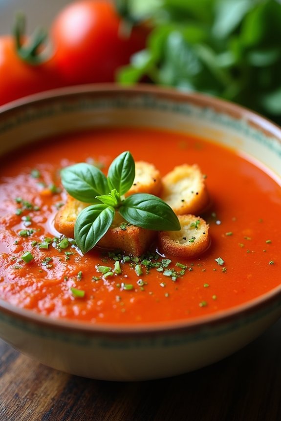 roasted celery tomato soup