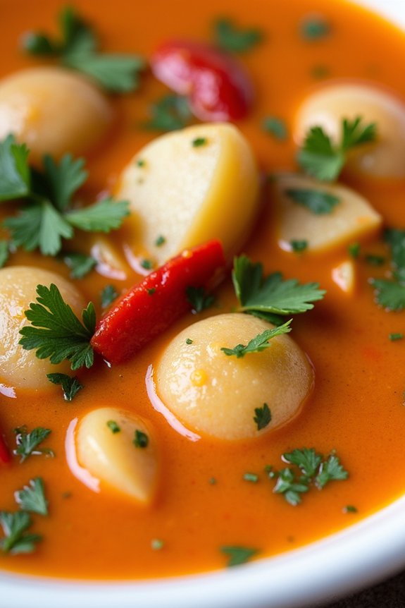 roasted red pepper chowder