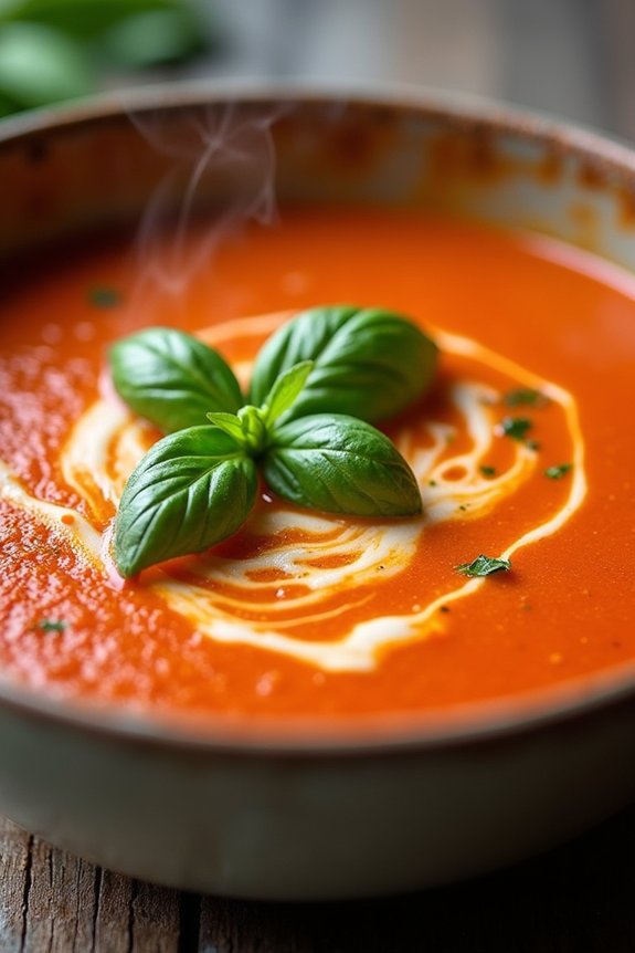 roasted tomato basil soup