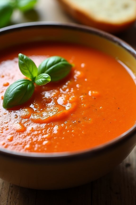 roasted tomato bell pepper soup