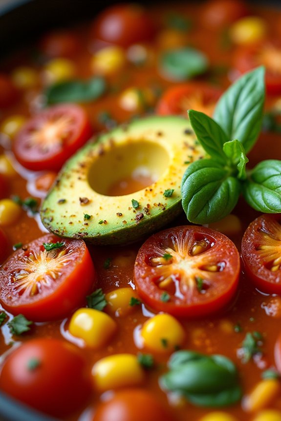 roasted tomato corn stew