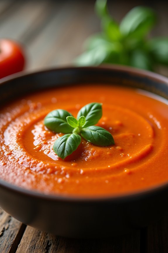 roasted tomato leek soup