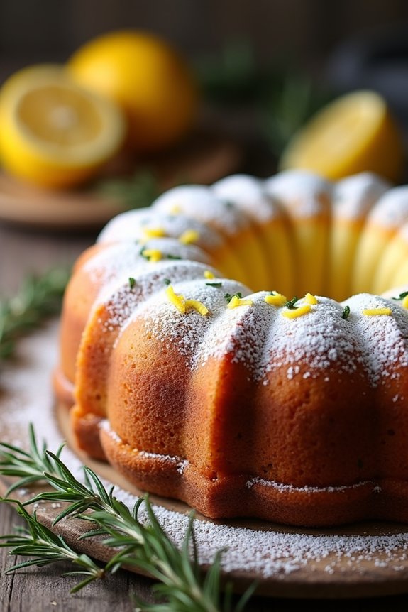 rosemary lemon olive oil cake