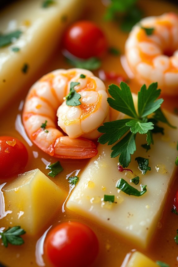 saffron fish and fennel stew