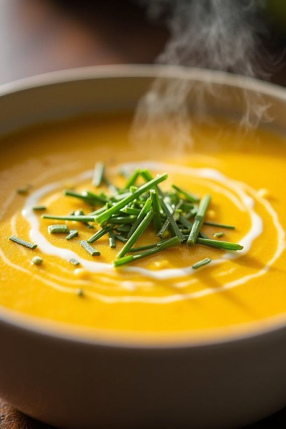 saffron infused comforting soup