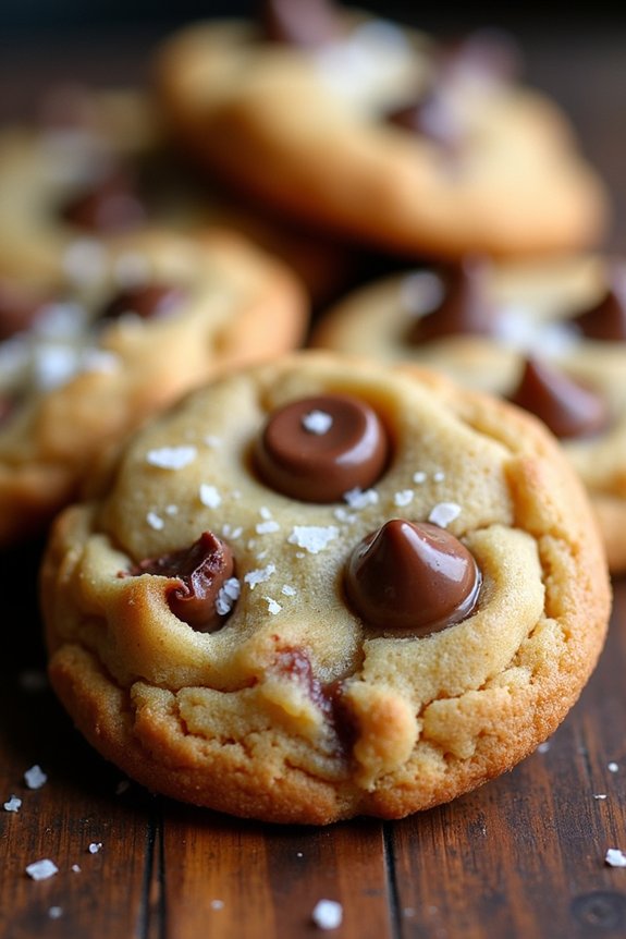 salted caramel chocolate chip cookies