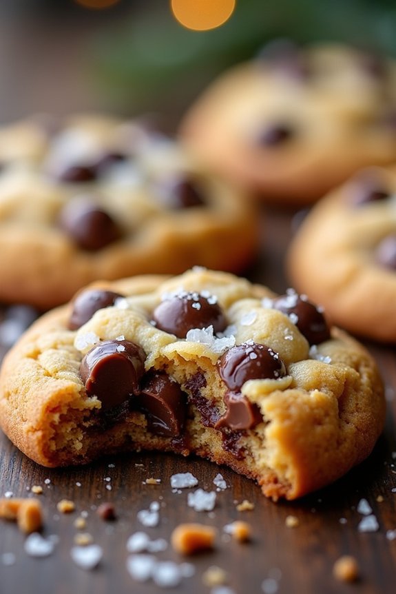 salted caramel chocolate chip cookies