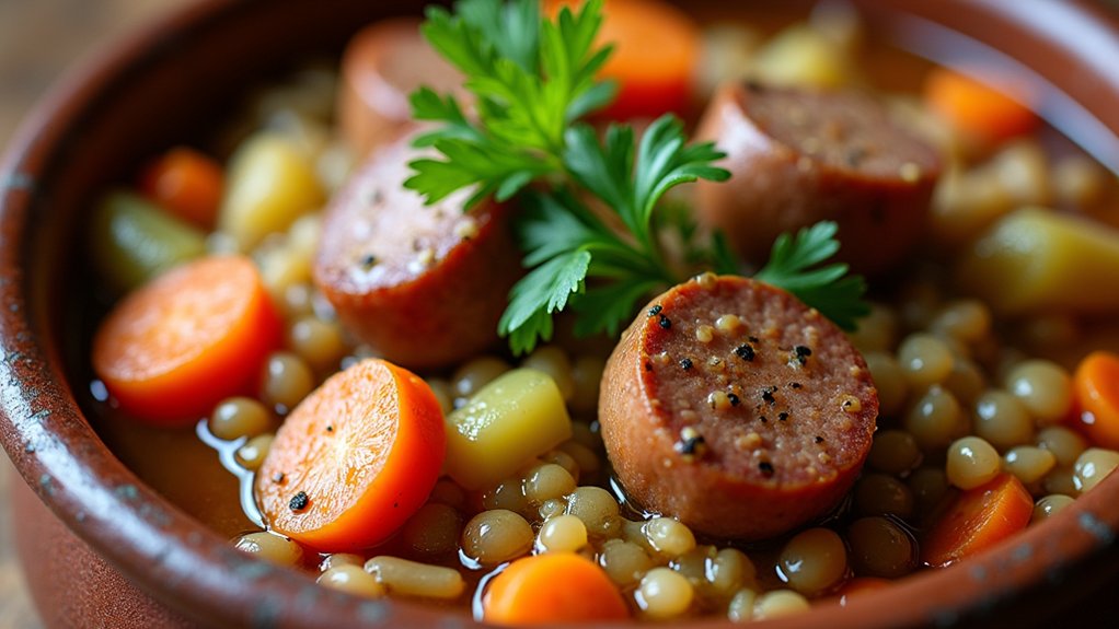 sausage stew comfort food