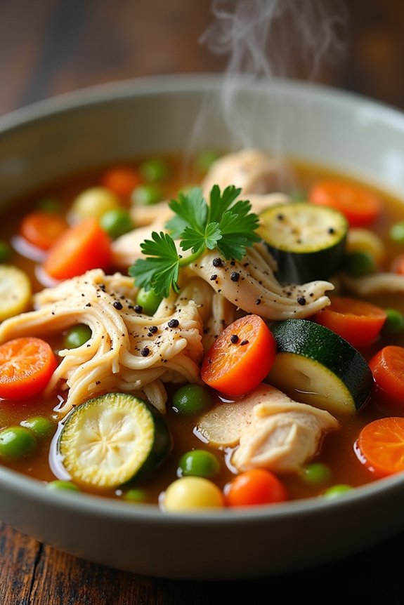 savory chicken vegetable stew