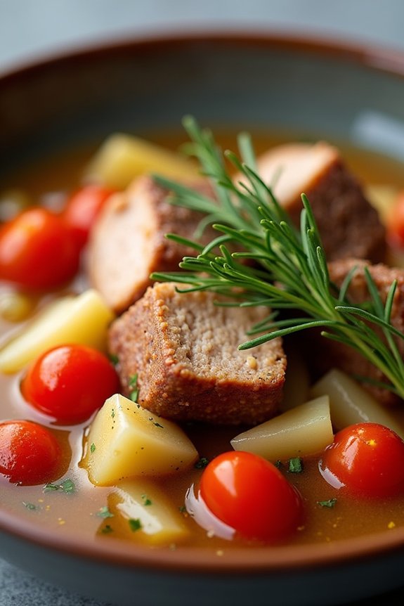 savory keto pork stew
