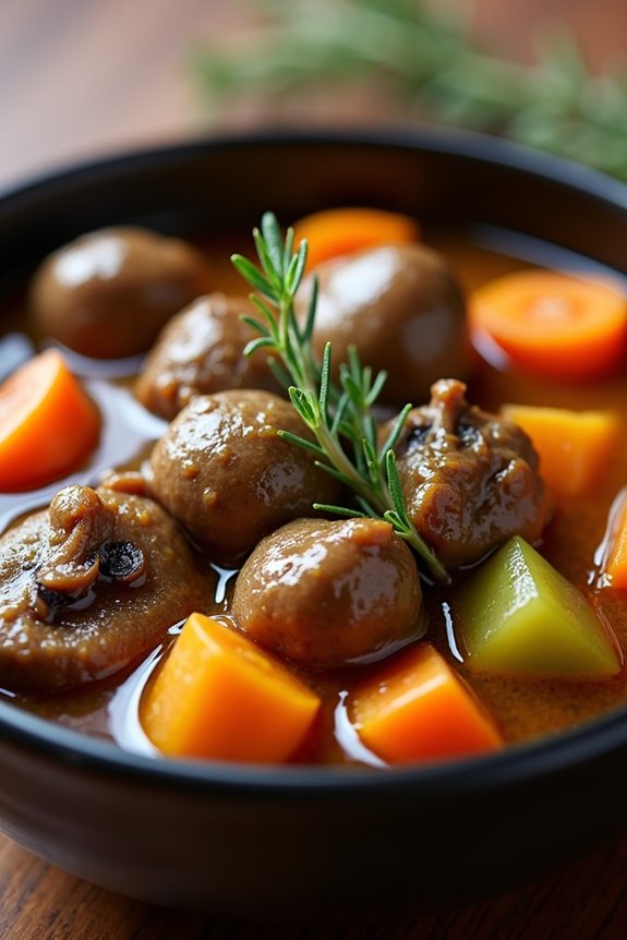 savory slow cooked beef stew