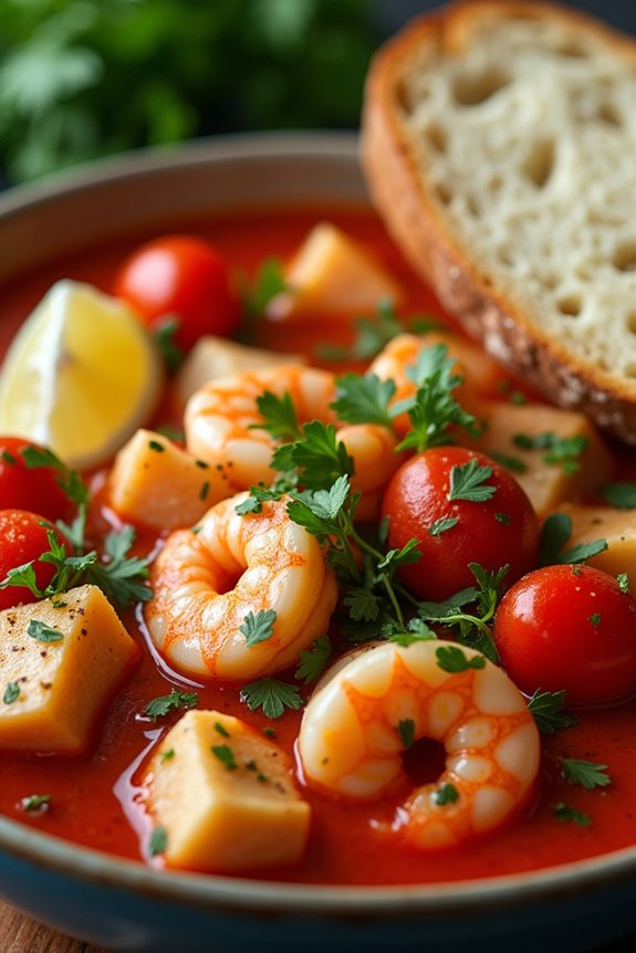 seafood and tomato stew
