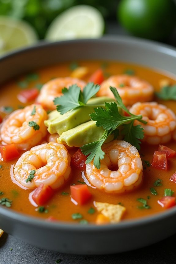 shrimp lime tortilla soup