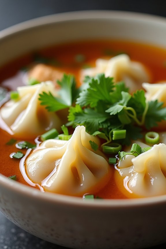 sichuan peppercorn wonton soup