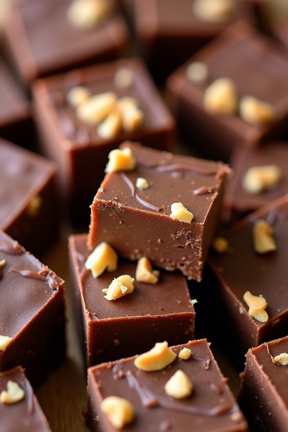 simple chocolate peanut butter fudge