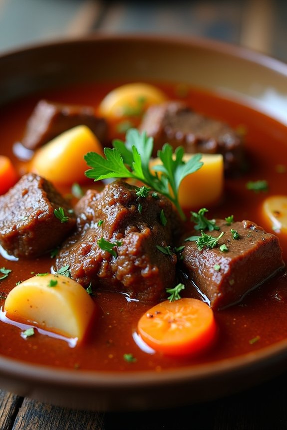 slow cooked beef stew recipe