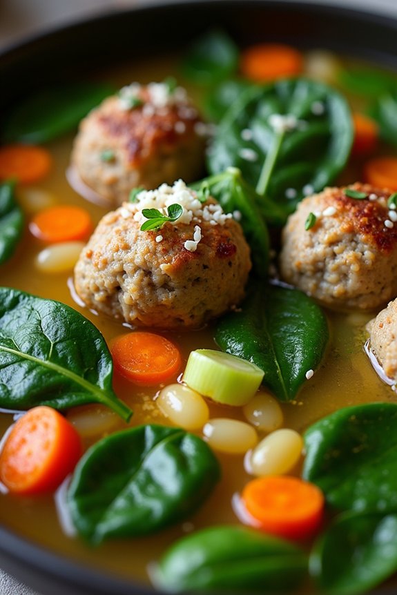 slow cooker italian wedding soup