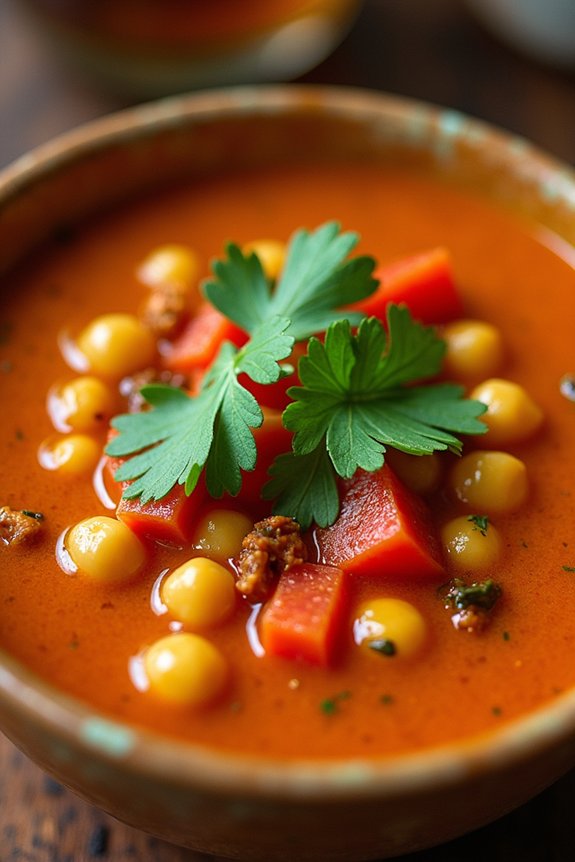 smoky hearty chickpea soup