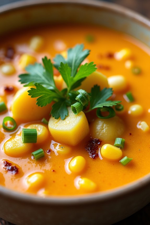 smoky spicy creamy chowder